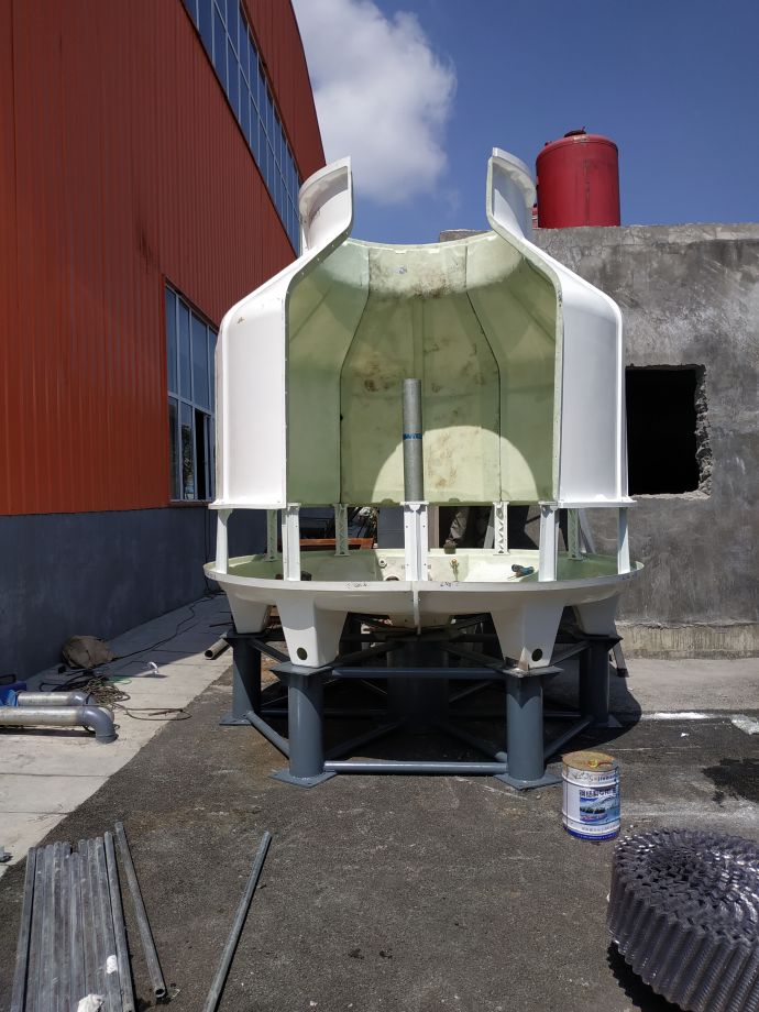 云南化工廠玻璃鋼冷卻塔安裝